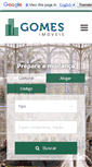 Mobile Screenshot of gomesimoveis.net
