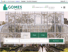 Tablet Screenshot of gomesimoveis.net
